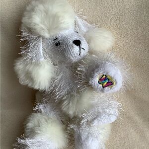 Ganz Webkinz White Plush Poodle HM014 Stuffed Animal Toy No Code